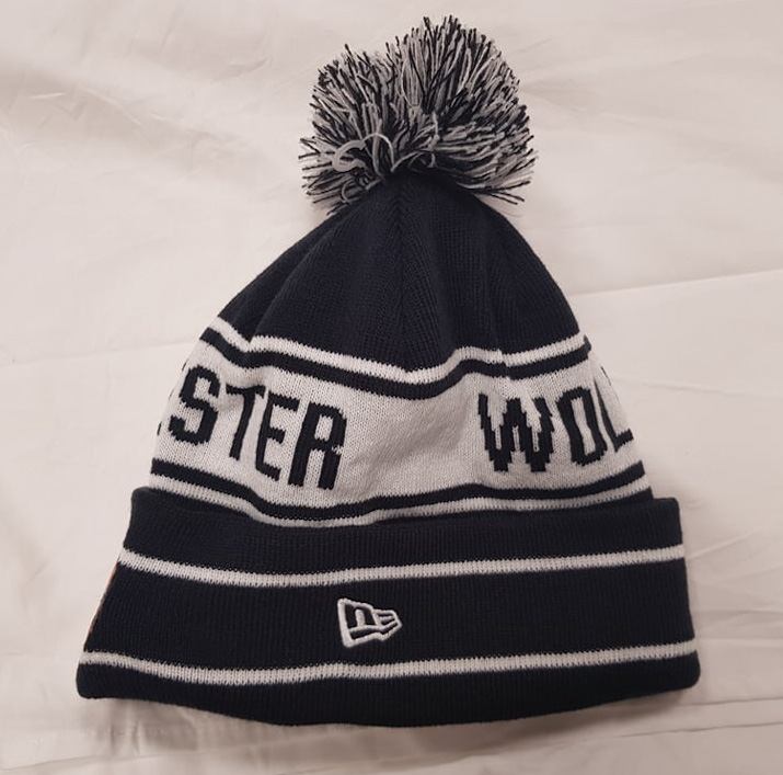 Worcester Wolves Anniversary New Era Bobble Hat - Worcester Wolves ...