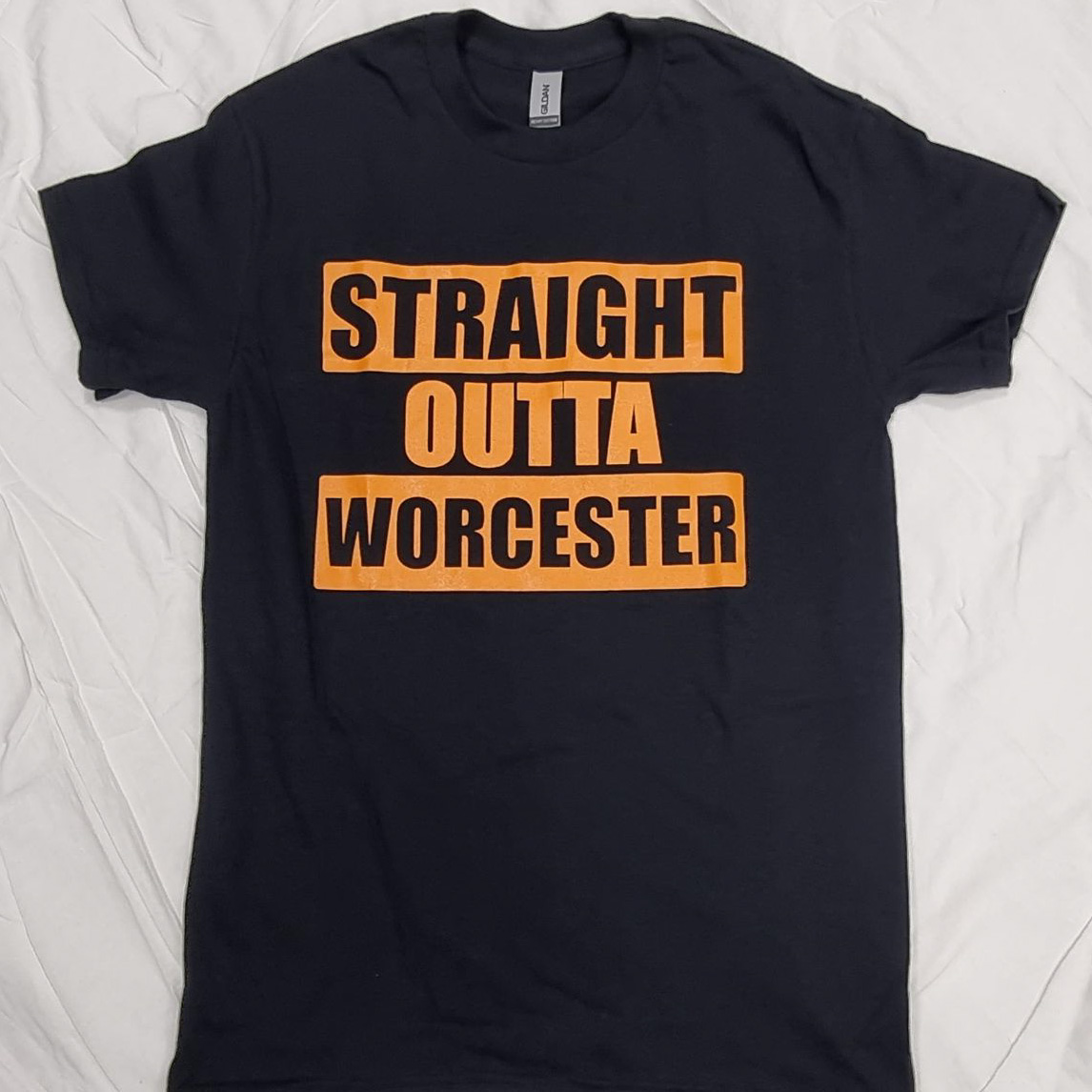 worcester wolves basketball t shirt navy