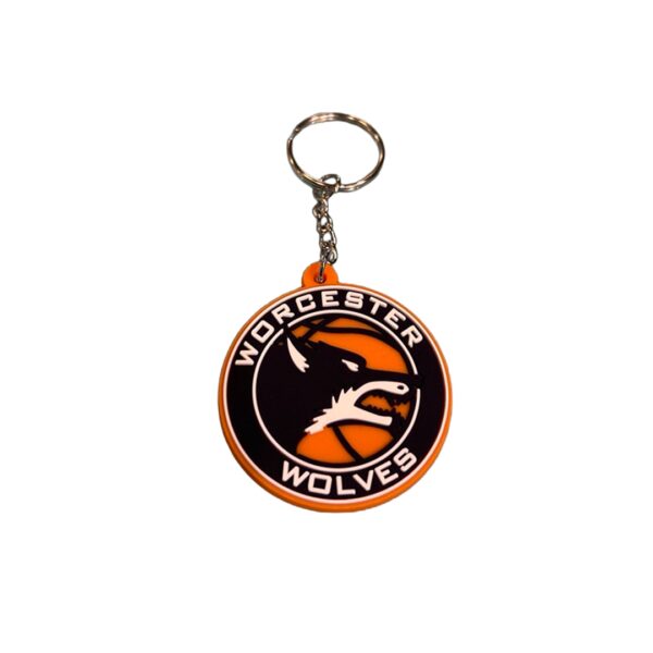 worcester wolves logo rubber keyring worcester wolves logo rubber keyring